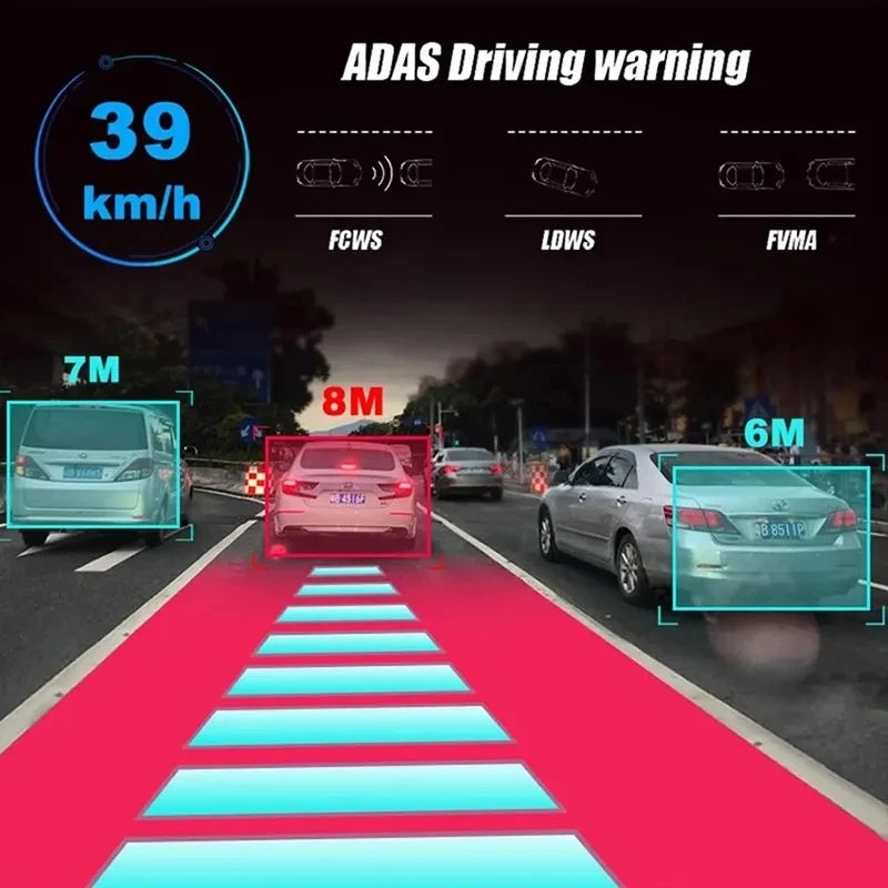 Car Dash Cam USB HD 1080P Wide Angle Car Camera Recorder Front ADAS Dashcam Android DVR Auto Recorder Night Version