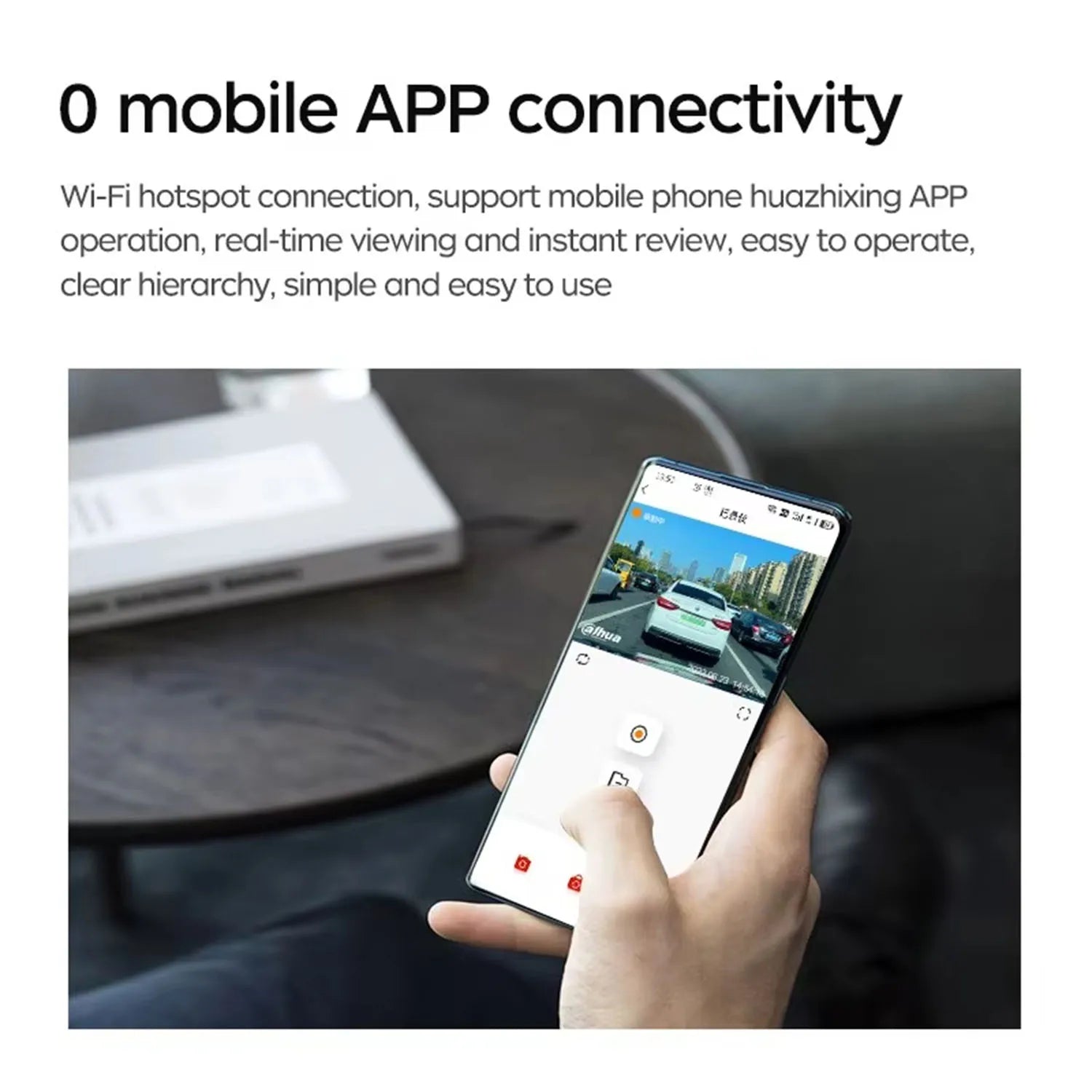 Dahua Smart Dash Cam  app Control 1080P HDR Night Vision Support 24H Parking Monitor WIFI  Dahua DVR