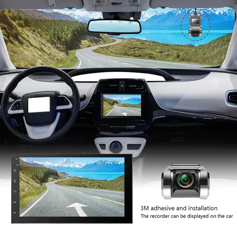Car Dash Cam USB HD 1080P Wide Angle Car Camera Recorder Front ADAS Dashcam Android DVR Auto Recorder Night Version