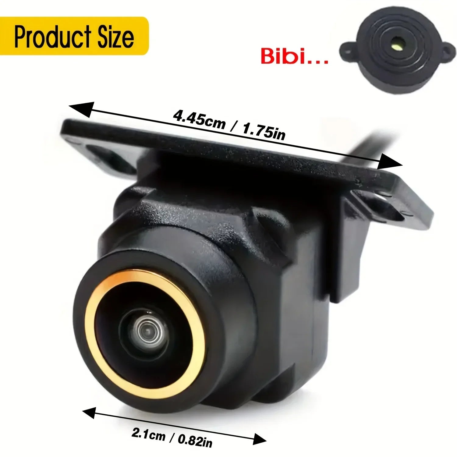 AI Smart Backup Camera - 170° Fisheye Lens, AHD 1080P, ADAS Obstacle Detection for MP5/Android Monitors
